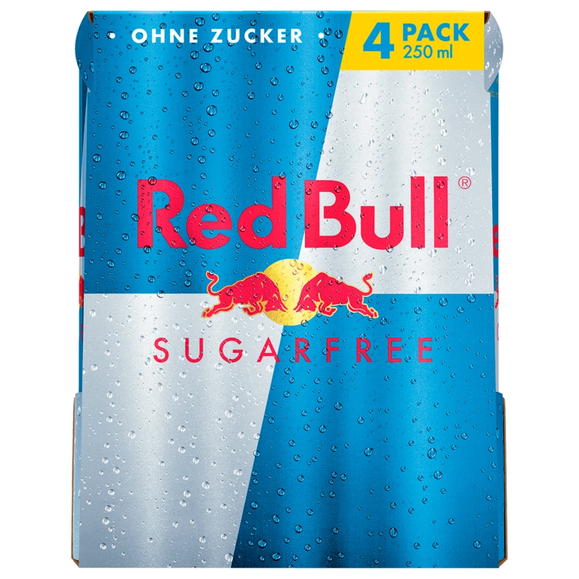 Red Bull Energy Drink Zuckerfrei 4x0,25l